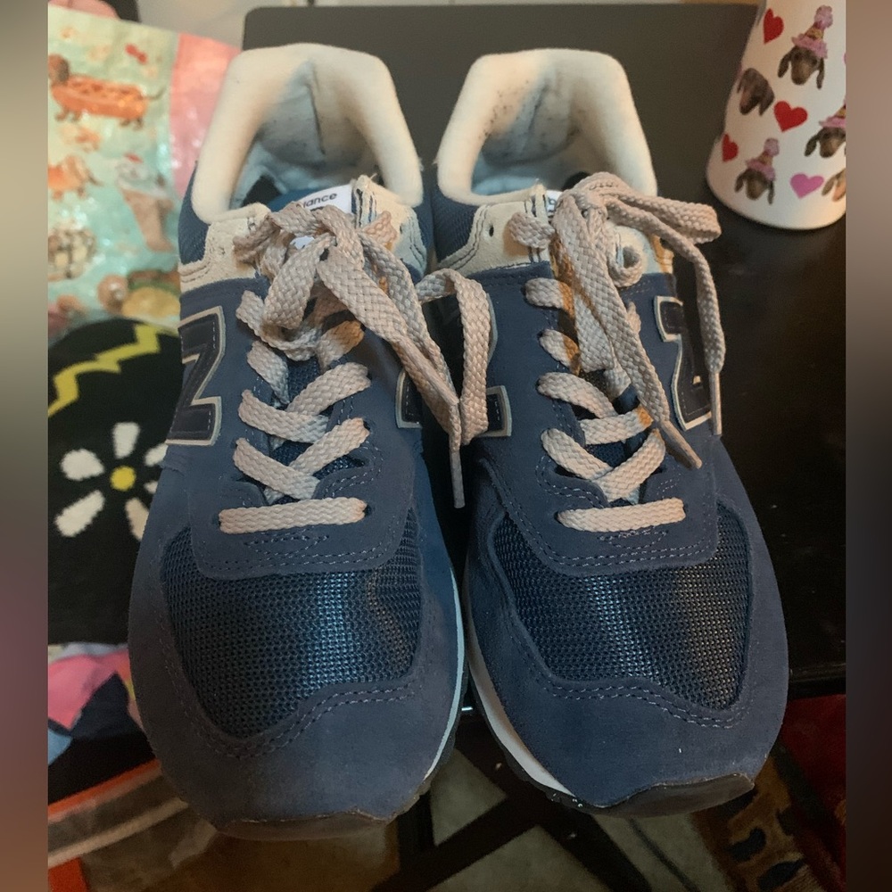New Balance 574 - Navy Blue Sneakers